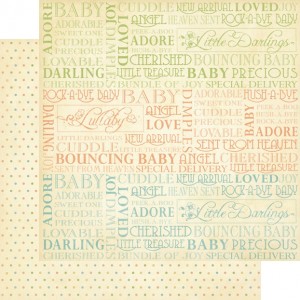 Little Darlings Collection - Rock-A-Bye 12x12 Paper